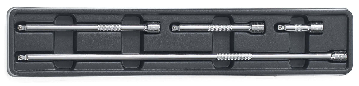 Gearwrench 81004D 4 Piece 1/4" Drive Wobble Extension Set 2", 4", 6" & 14"