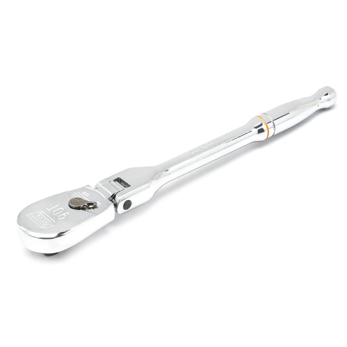 Gearwrench 81012T 1/4" Drive 90-Tooth Flex Head Teardrop Ratchet 7"