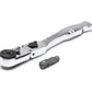 Gearwrench 81025 1/4" Drive 72-Tooth Quick Release Locking Flex Slim Head Ratchet 6"