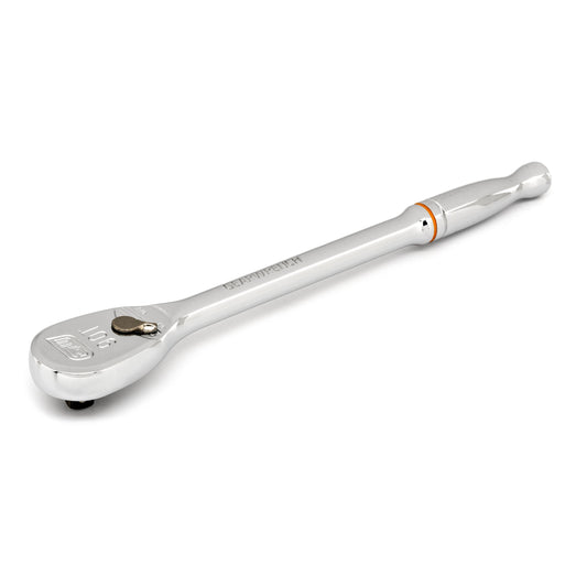 Gearwrench 81028T 1/4" Drive 90-Tooth Long Handle Teardrop Ratchet 6"
