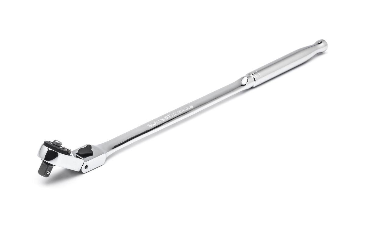 Gearwrench 81030 1/4" Drive 72-Tooth Quick Release Locking Flex Slim Head Ratchet 12"
