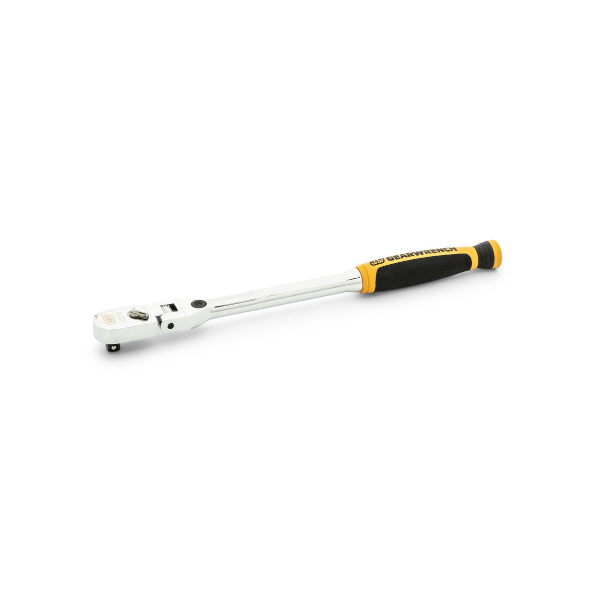 Gearwrench 81055 1/4" Drive 120XP Dual Material Handle Locking Flex Head Ratchet 9"