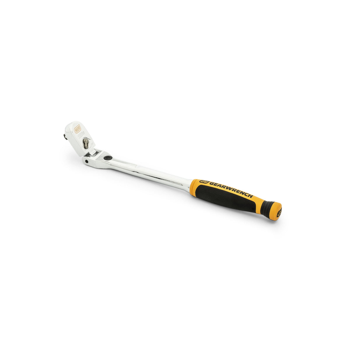 Gearwrench 81055 1/4" Drive 120XP Dual Material Handle Locking Flex Head Ratchet 9"