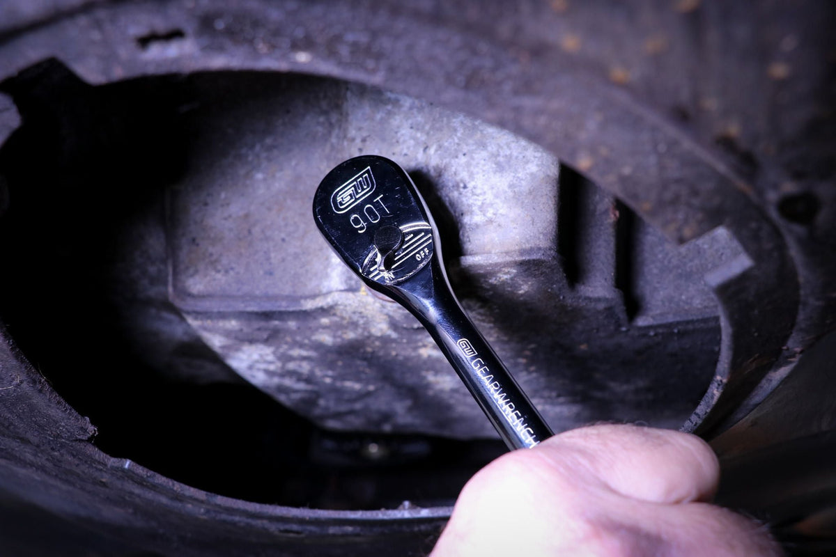 Gearwrench 81211T 3/8" Drive 90-Tooth Teardrop Ratchet 8"