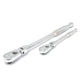 Gearwrench 81216T 2 Piece 1/4" & 3/8" Drive 90-Tooth Flex Head Teardrop Ratchet Set