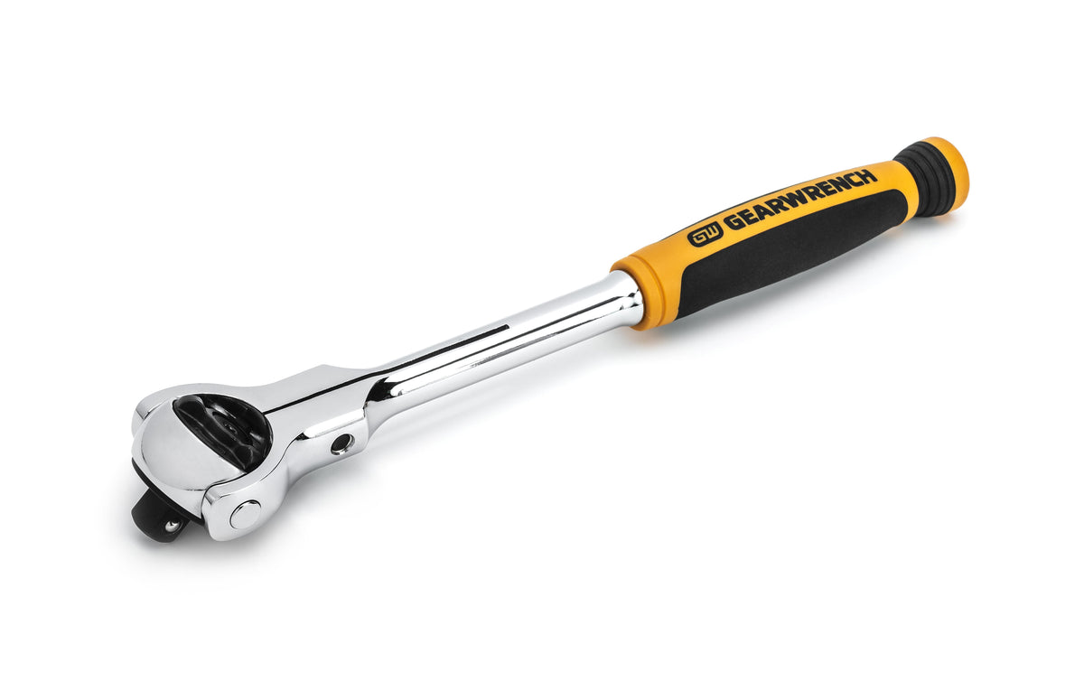 Gearwrench 81225 3/8" Drive 72-Tooth Dual Material Roto Ratchet 9-3/4"