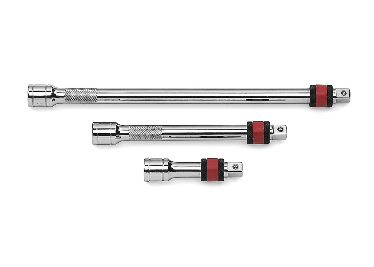 Gearwrench 81302 3 Piece 1/2" Drive Locking Extension Set 3", 5" & 10"