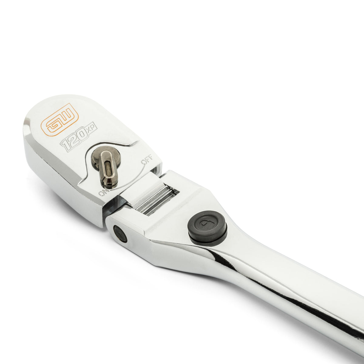 Gearwrench 81375 1/2" Drive 120XP Dual Material Handle Locking Flex Head Ratchet 19"