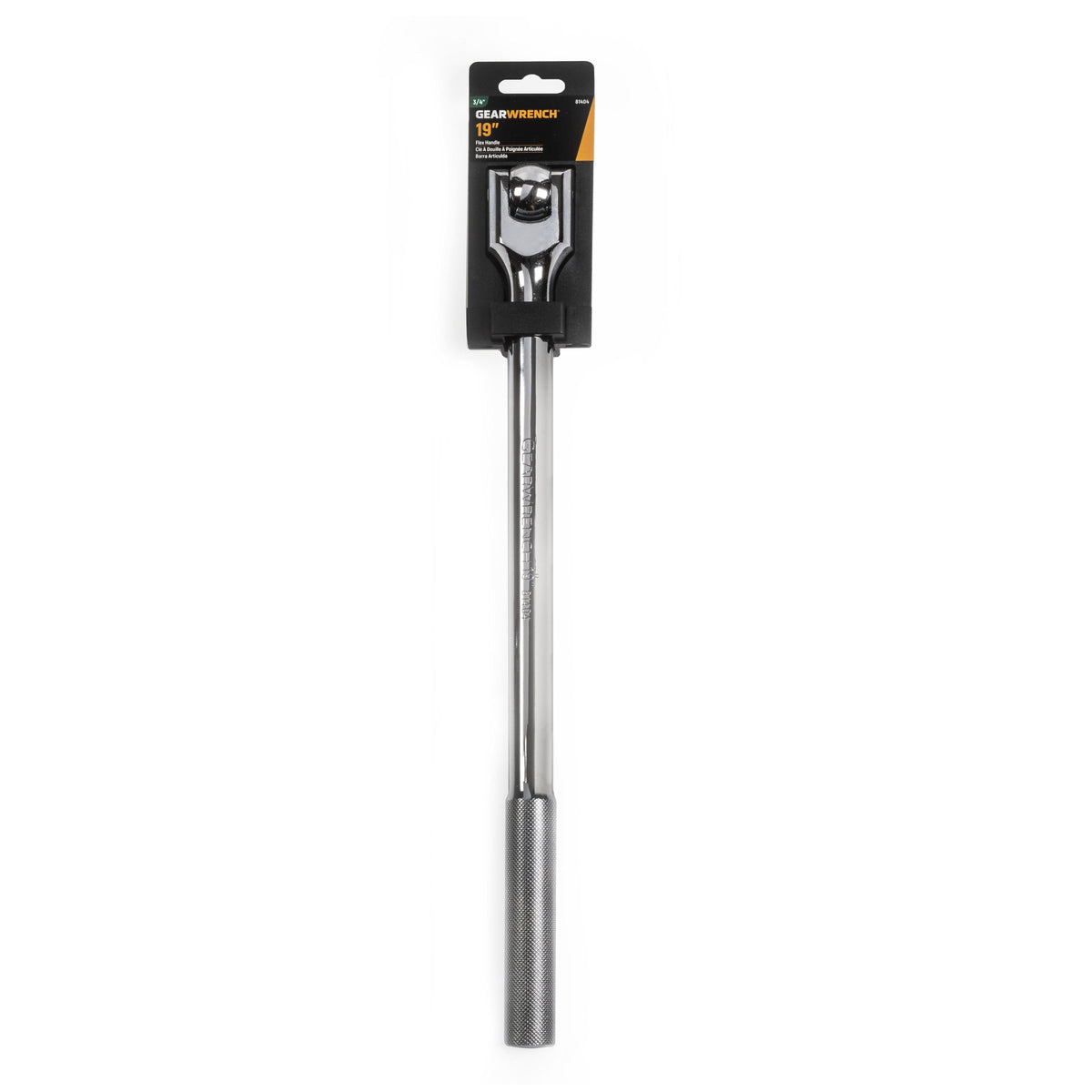 Gearwrench 81404 3/4" Drive Flex Handle/Breaker Bar 19"