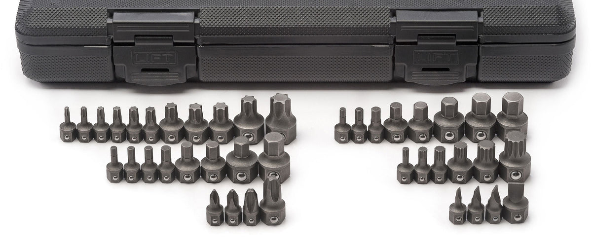 Gearwrench 81602 41 Piece Phillips®/Slotted/Torx®/Hex/Triple Square Insert Bit Set for 6 & 12 Point Wrenches