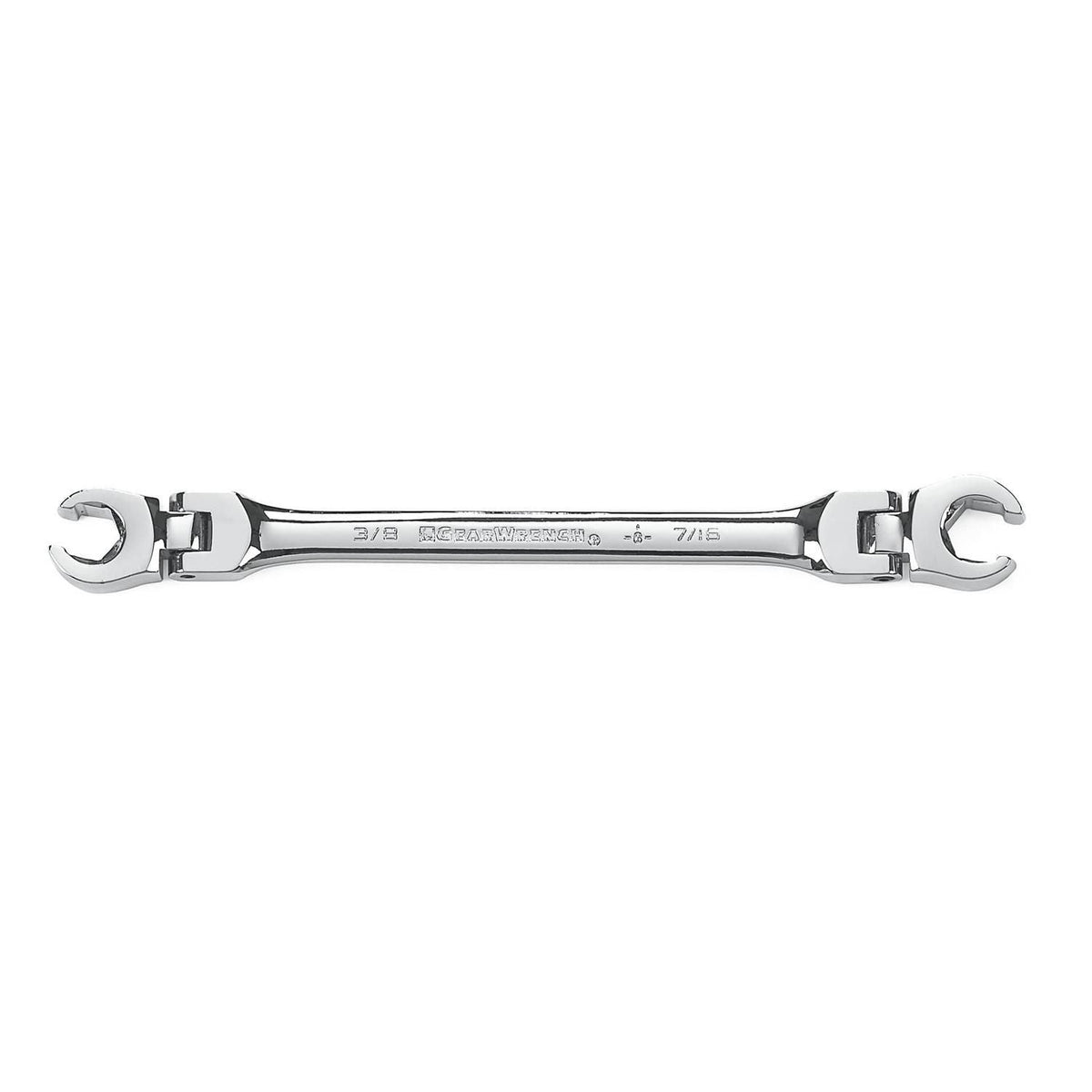 Gearwrench 81910 5 Piece Flex Head Flare Nut SAE Wrench Set