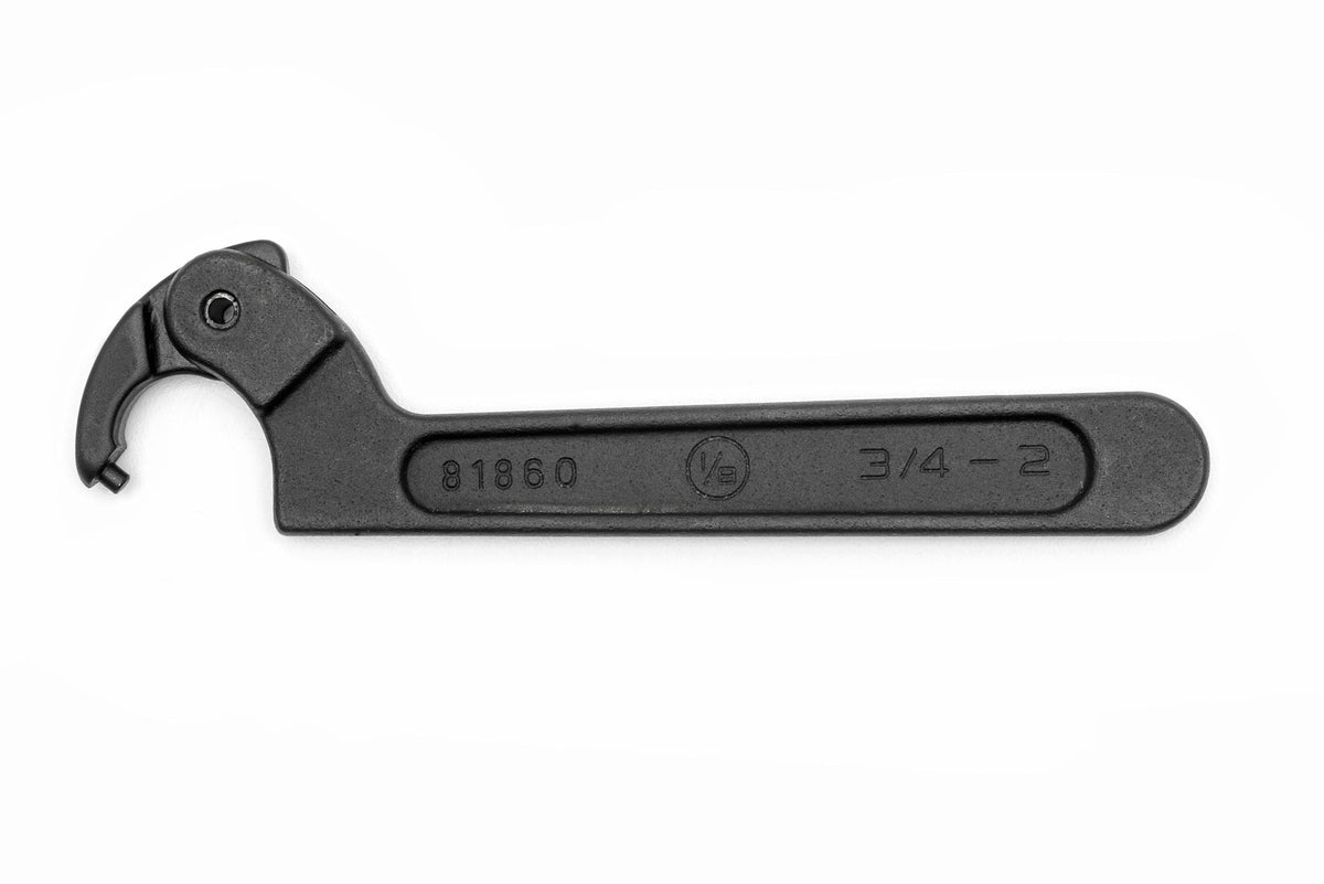 Gearwrench 81864 2" to 4-3/4" Adjustable Pin Black Oxide Spanner Wrench 1/4" Pin