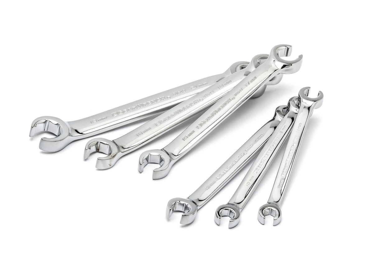 Gearwrench 81906 6 Piece Flare Nut Metric Wrench Set