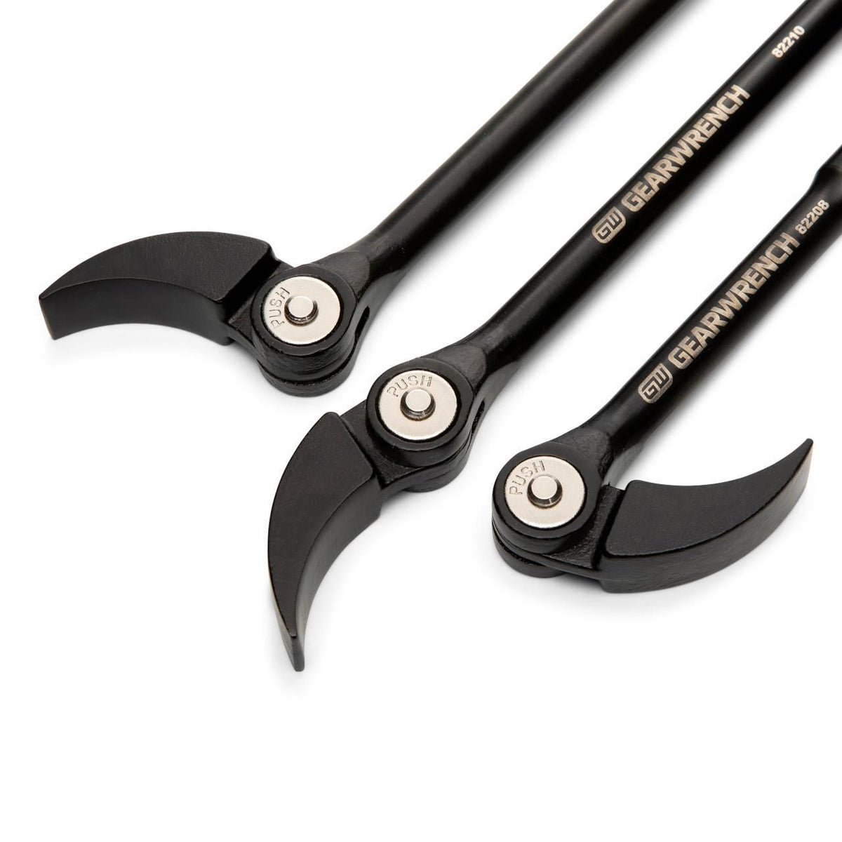 Gearwrench 82301D 3 Piece Indexing Pry Bar Set 8", 10" & 16"