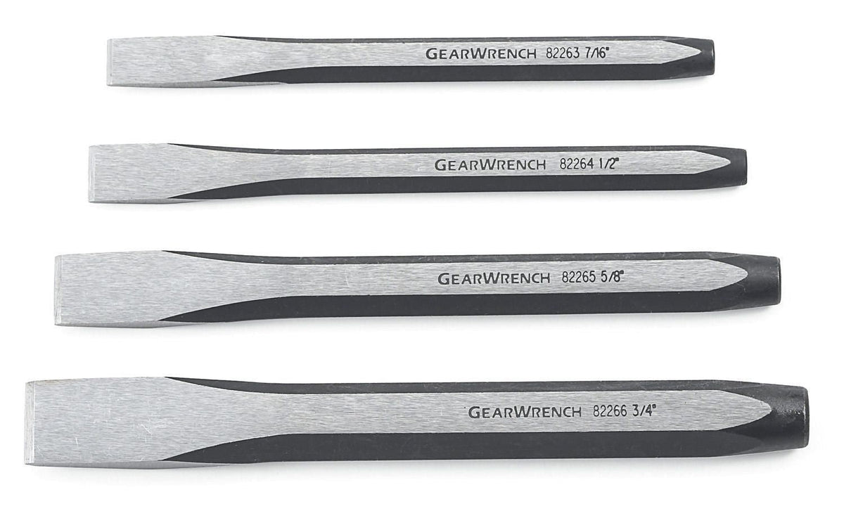 Gearwrench 82308 4 Piece Cold Chisel Set