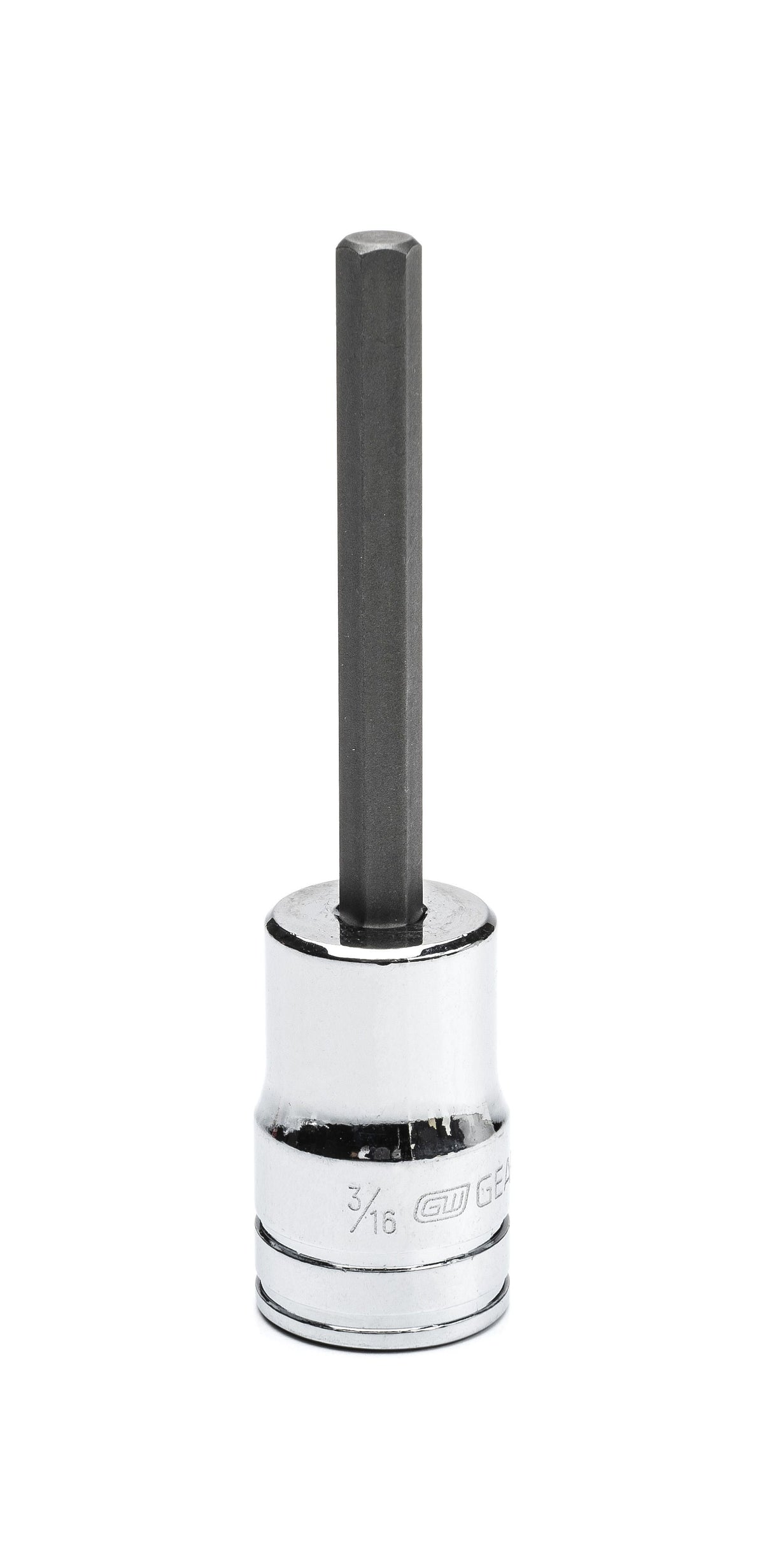 Gearwrench 82538 3/8" Drive Mid Length Hex Bit Metric Socket 3mm