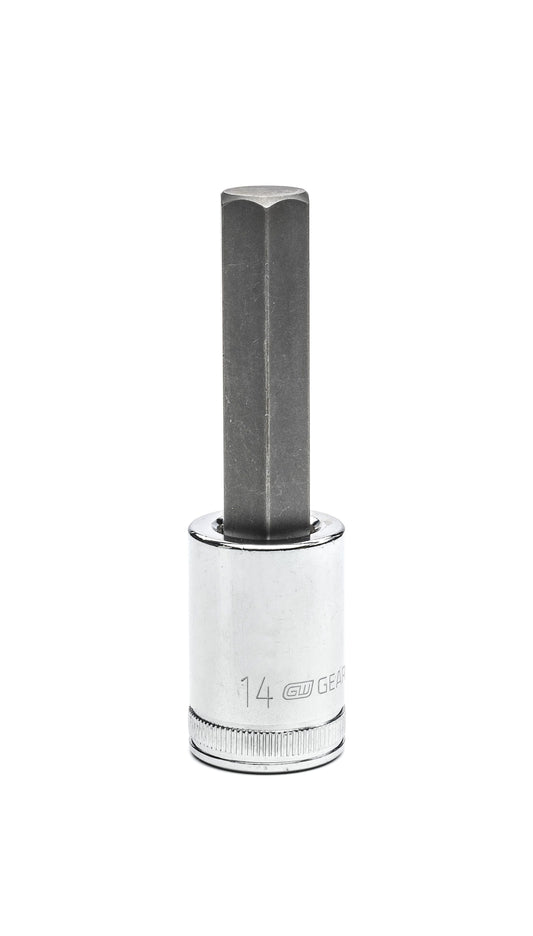 Gearwrench 82575 1/2" Drive Mid Length Hex Bit Metric Socket 14mm