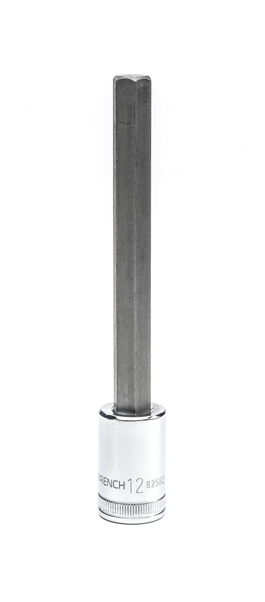 Gearwrench 82582 1/2" Drive Long Length Hex Bit Metric Socket 12mm