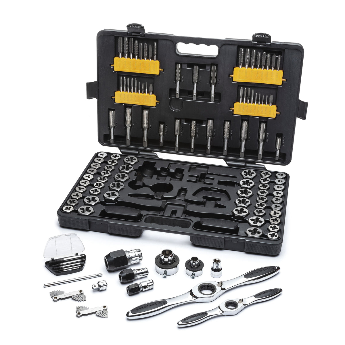 Gearwrench 82812 114 Piece SAE/Metric Ratcheting Tap and Die Set