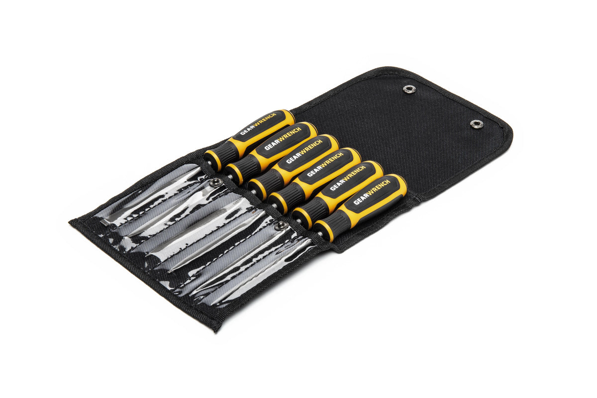 Gearwrench 82821H 6 Piece 4" Mini File Set