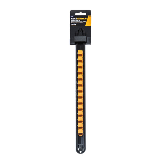 Gearwrench 83128 1/2" Drive Magnetic Socket Rail Includes 14 Clips