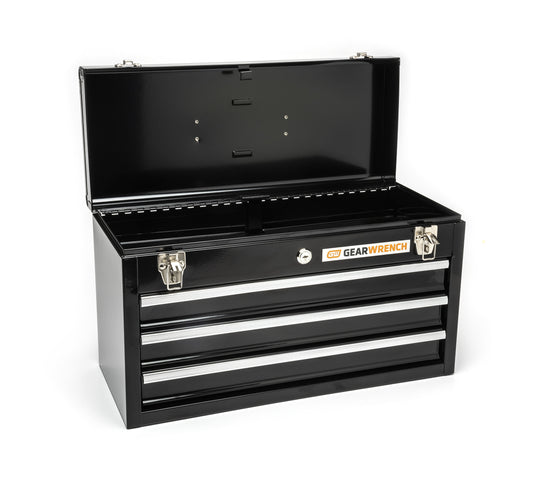 Gearwrench 83151 20" 3 Drawer Black Steel Tool Box