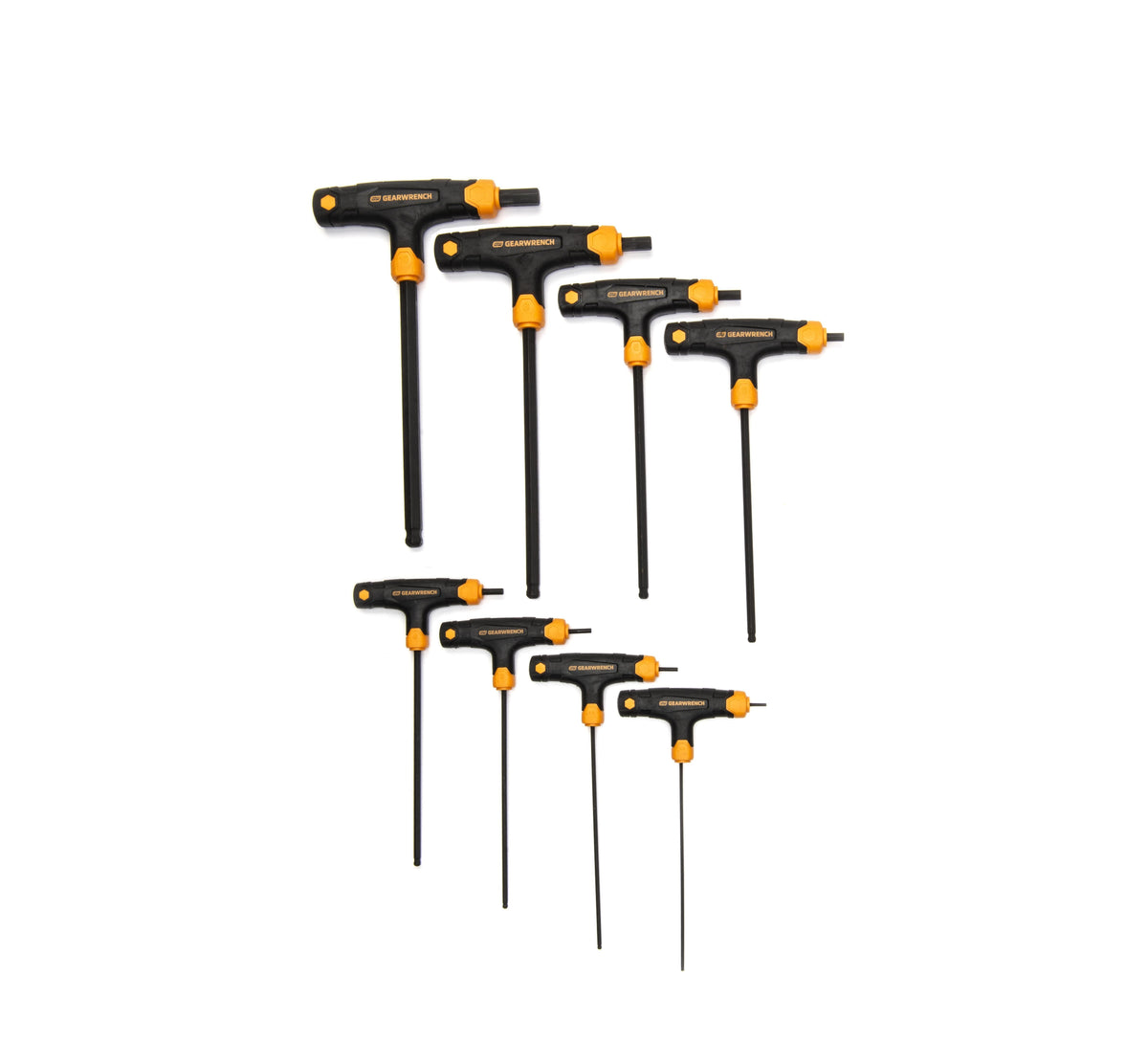 Gearwrench 83520 8 Piece Metric Ball End T-Handle Hex Key Set