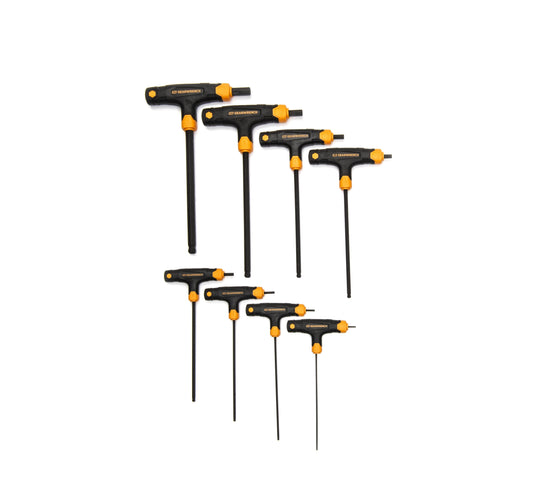 Gearwrench 83520 8 Piece Metric Ball End T-Handle Hex Key Set