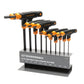 Gearwrench 83523 10 Piece SAE Ball End T-Handle Hex Key Set