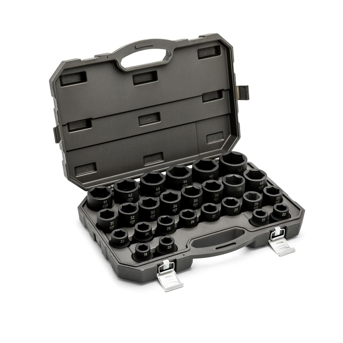 Gearwrench 84031 26 Piece 3/4" Drive 6 Point Metric Impact Socket Set