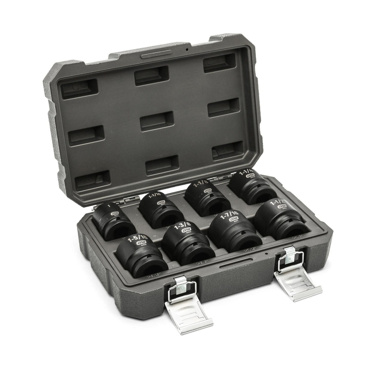 Gearwrench 84034 8 Piece 3/4" Drive 6 Point SAE Impact Socket Set