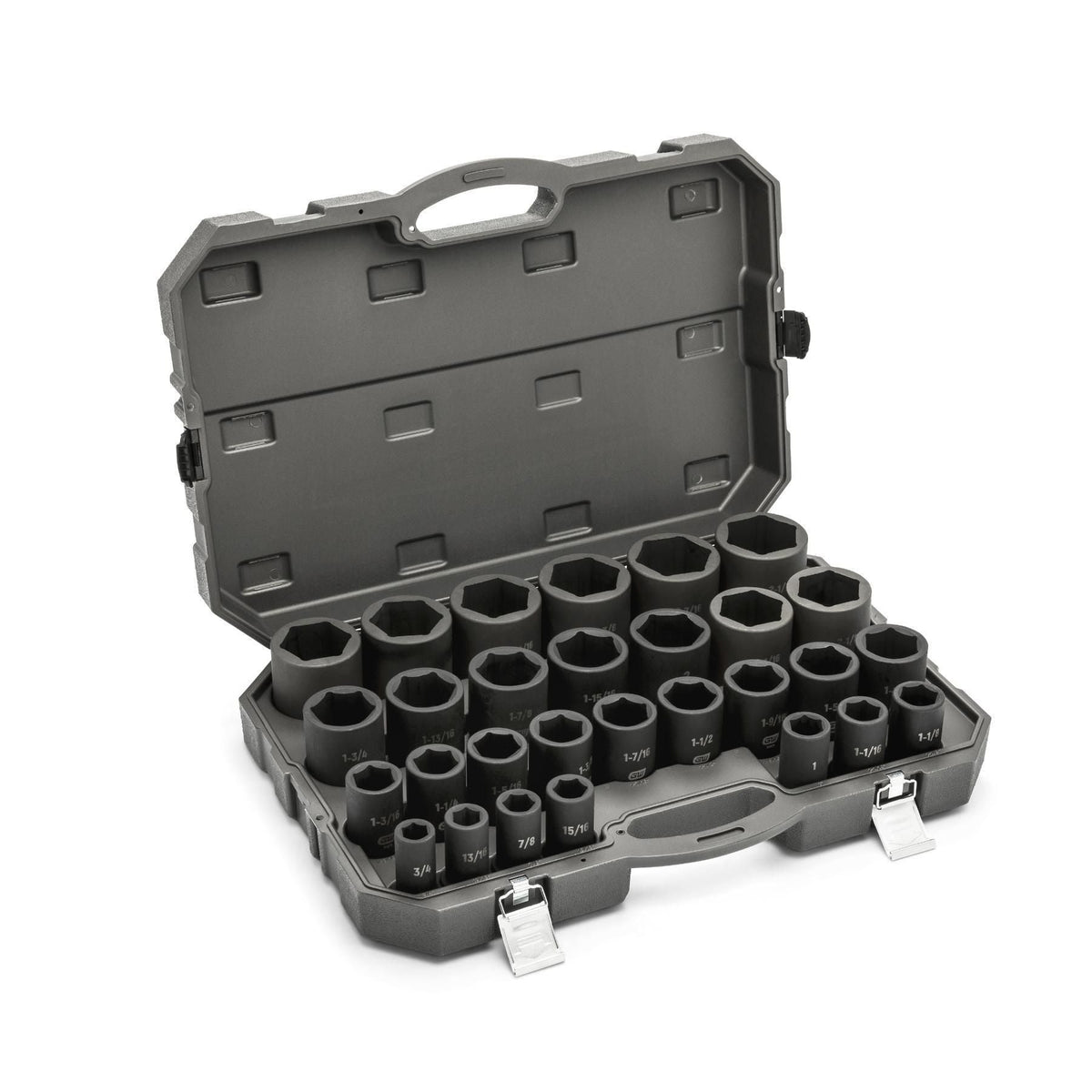 Gearwrench 84037 29 Piece 3/4" Drive 6 Point SAE Deep Impact Socket Set