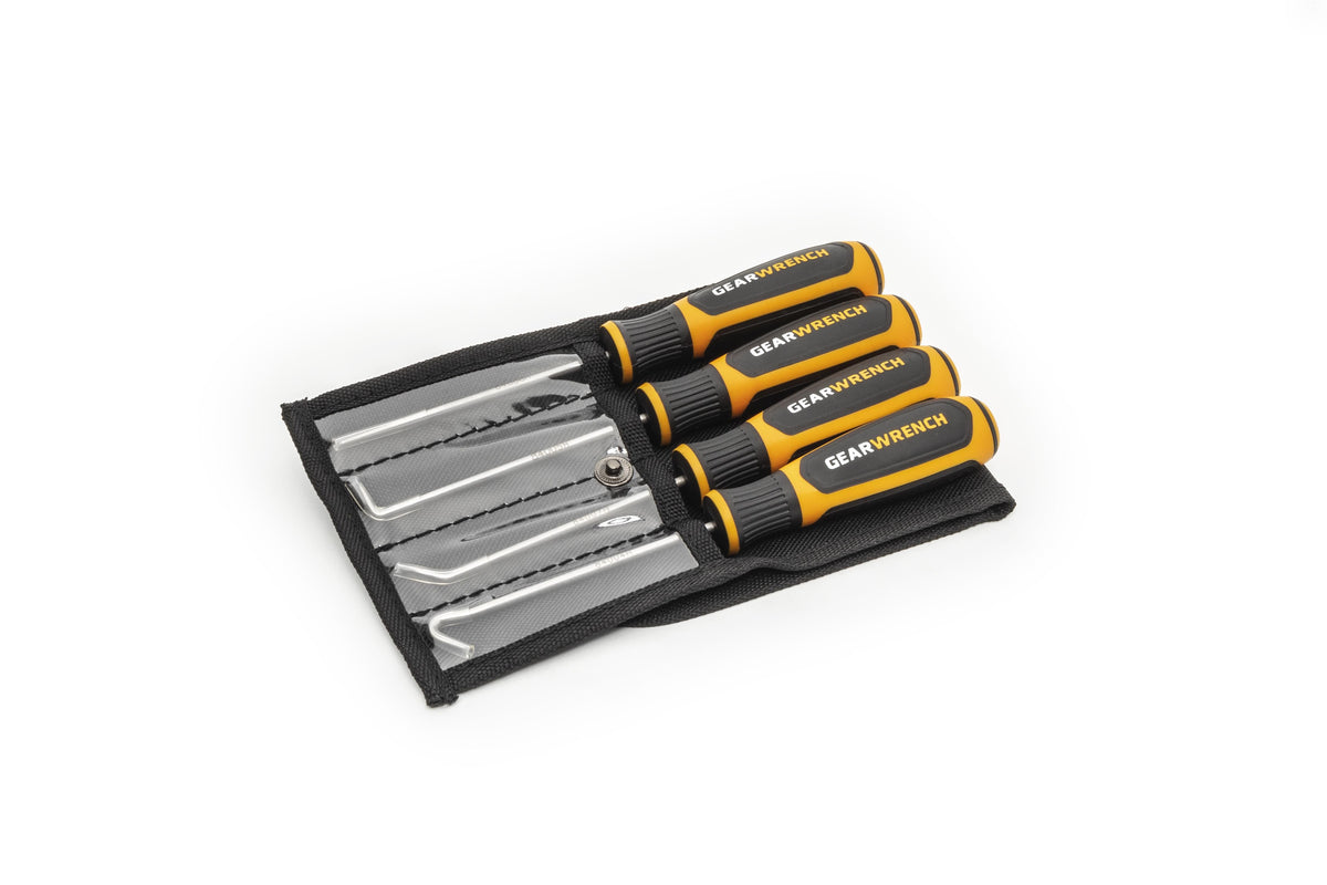 Gearwrench 84040H 4 Piece Mini Hook & Pick Set