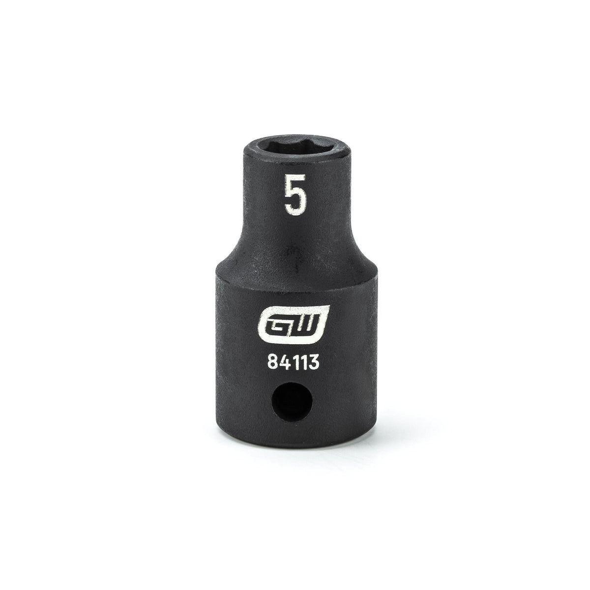 Gearwrench 84113 1/4" Drive 6 Point Standard Impact Metric Socket 5mm