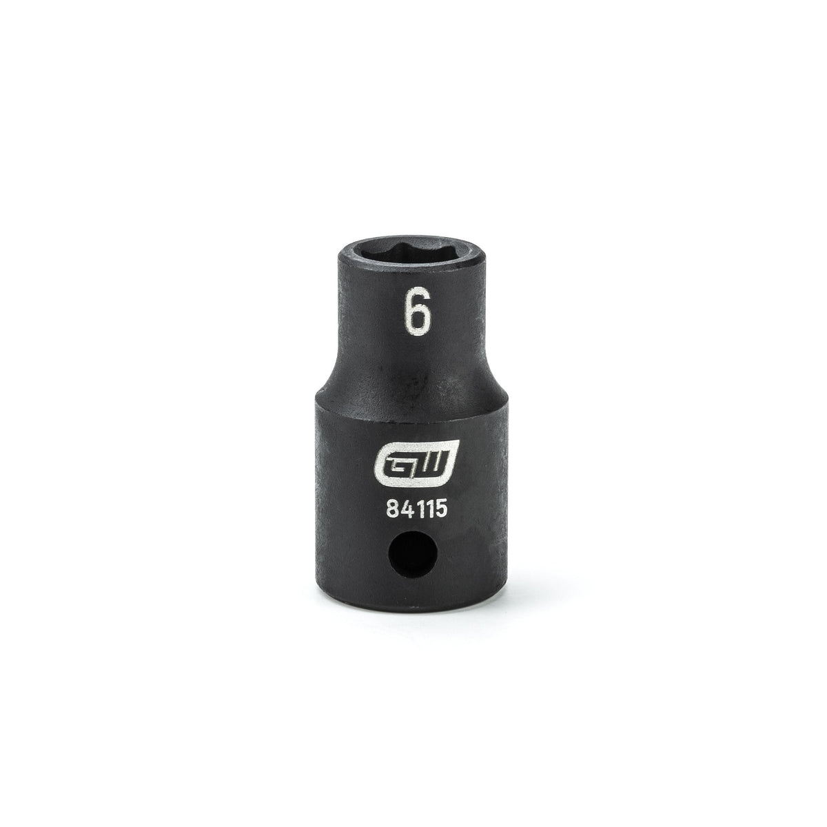 Gearwrench 84115 1/4" Drive 6 Point Standard Impact Metric Socket 6mm