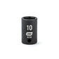 Gearwrench 84119 1/4" Drive 6 Point Standard Impact Metric Socket 10mm