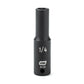 Gearwrench 84128 1/4" Drive 6 Point Deep Impact SAE Socket 1/4"