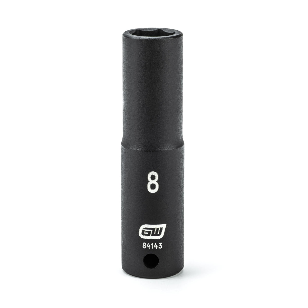 Gearwrench 84143 1/4" Drive 6 Point Deep Impact Metric Socket 8mm