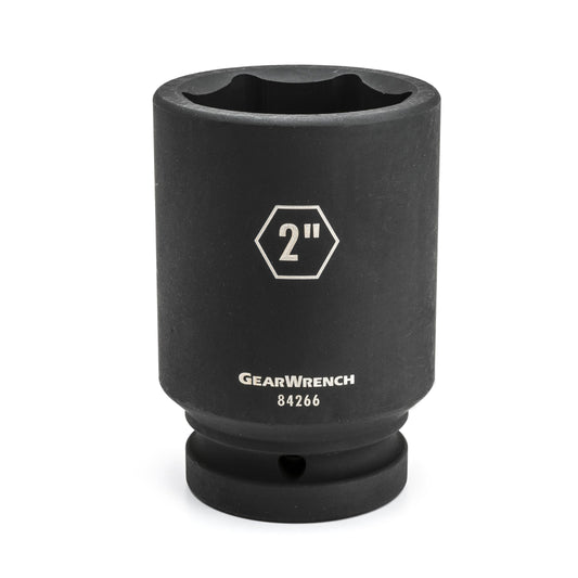 Gearwrench 84271 1" Drive 6 Point Deep Impact SAE Socket 2-5/16"