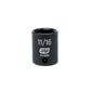 Gearwrench 84306N 3/8" Drive 6 Point Standard Impact SAE Socket 11/16"