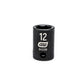 Gearwrench 84313N 3/8" Drive 6 Point Standard Impact Metric Socket 12mm