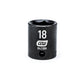 Gearwrench 84319N 3/8" Drive 6 Point Standard Impact Metric Socket 18mm