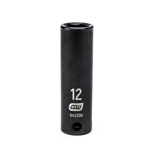 Gearwrench 84344N 3/8" Drive 6 Point Deep Impact Metric Socket 22mm