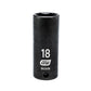 Gearwrench 84341N 3/8" Drive 6 Point Deep Impact Metric Socket 18mm