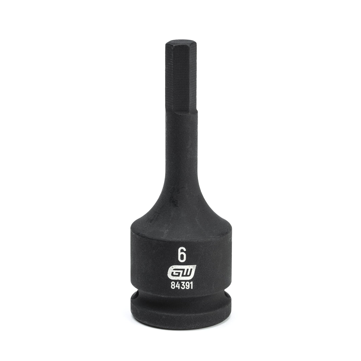 Gearwrench 84391 3/8" Drive Hex Bit Impact Metric Socket 6mm