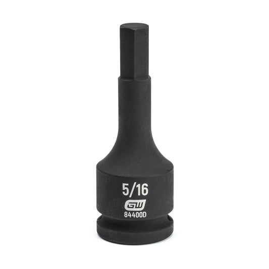 Gearwrench 84400D 3/8" Drive Hex Bit Impact SAE Socket 5/16"