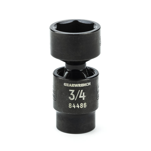 Gearwrench 84486 3/8" Drive 6 Point Standard X-Core™ Pinless Impact Universal SAE Socket 3/4"