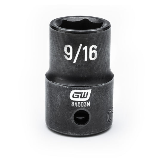 Gearwrench 84503N 1/2" Drive 6 Point Standard Impact SAE Socket 9/16"