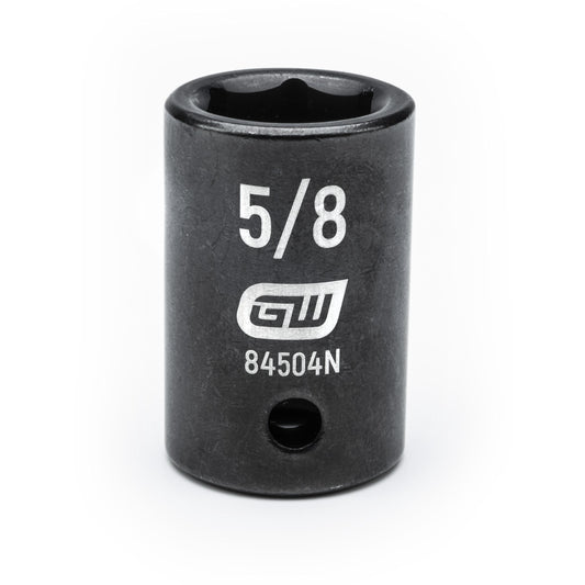 Gearwrench 84504N 1/2" Drive 6 Point Standard Impact SAE Socket 5/8"