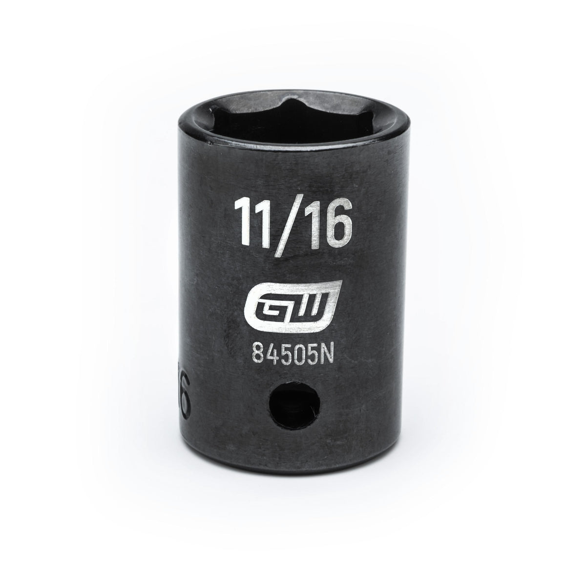 Gearwrench 84505N 1/2" Drive 6 Point Standard Impact SAE Socket 11/16"